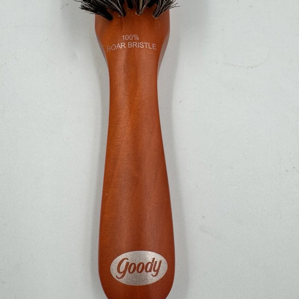 Goody 100% Boar Bristle & Natural Wood Styling & Finishing Brush 17892